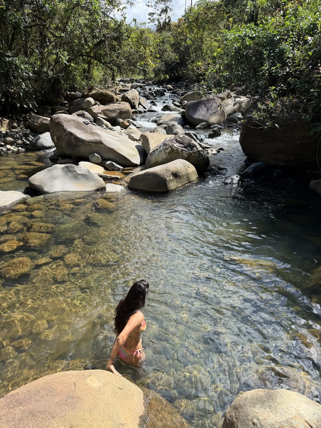 On-property river frontage